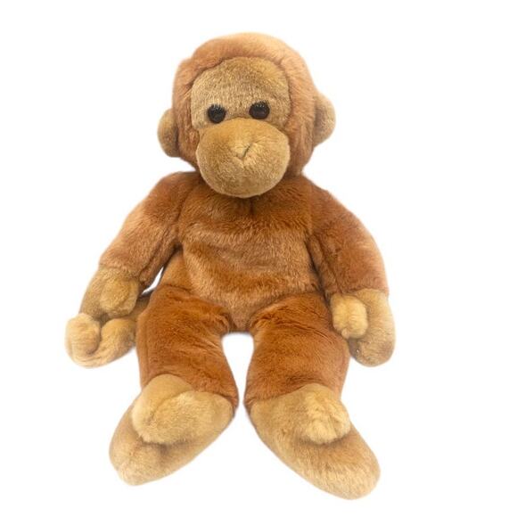 Ty Bongo the Monkey Beanie Buddies Stuffed Animal Toy 14" Large - Picture 1 of 4